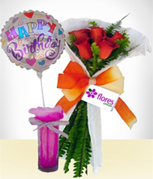 Flores :  - Happy Birthday!
