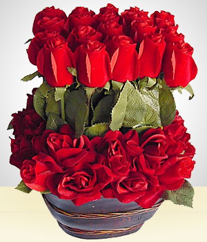 San Valentn - Homenaje de Rosas