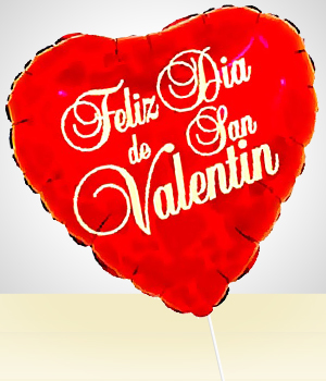 Globos y Peluches - Globo Feliz Dia de San Valentn